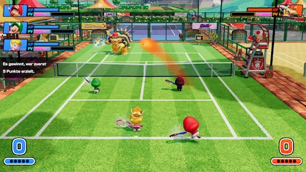 Das Spieltempo ist höher als bei «echten» Tennismatches oder realistischen Tennis-Games.