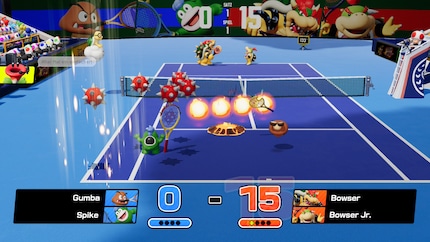 Es kann passieren, dass mehrere Effekte aus Spezialattacken gleichzeitig auf meiner Platzhälfte landen. Ziemlich schwierig, da auszuweichen.