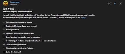 Here’s what it looks like when you rate your own product.