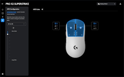 Logitech G Hub is uitgebreid met verschillende functies voor de Superstrike.