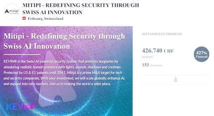 Mitipi’s been looking for investors in recent weeks.