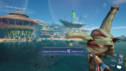 Meine horny Fischerrute mit zwei Penis-artigen Gliedern auf dem Kopf.