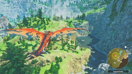 Auf den Monstern zu fliegen macht unglaublich Laune.