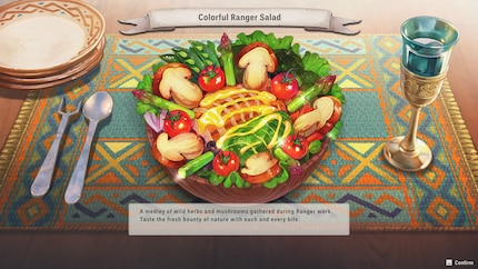 Die Gerichte machen Hunger.