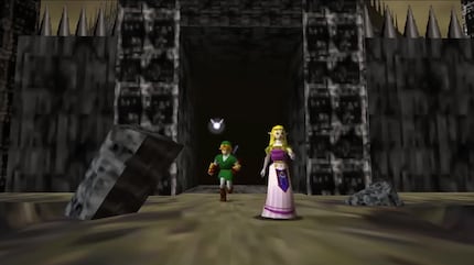 Link und Zelda in «Ocarina of Time» – optisch ist das Game heute leider keine Augenweide mehr.