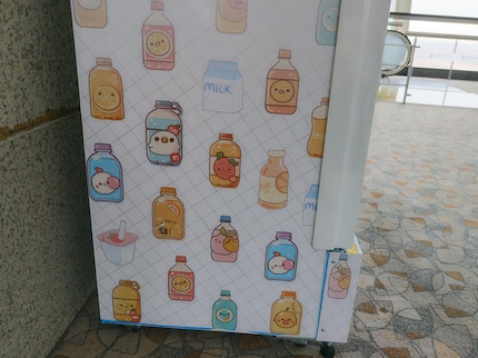 Der Getränkeautomat ist doch gleich sympathisch…