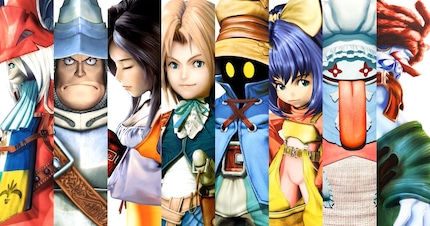 Die coole Heldentruppe von «Final Fantasy IX». Und Quina.