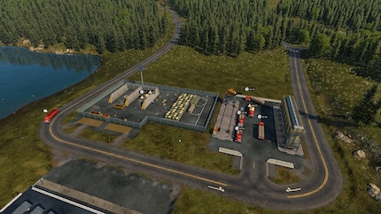 Das Übergeben von Gütern von einer Linie auf eine andere erfordert jetzt immer ein Lager (links im Screenshot).