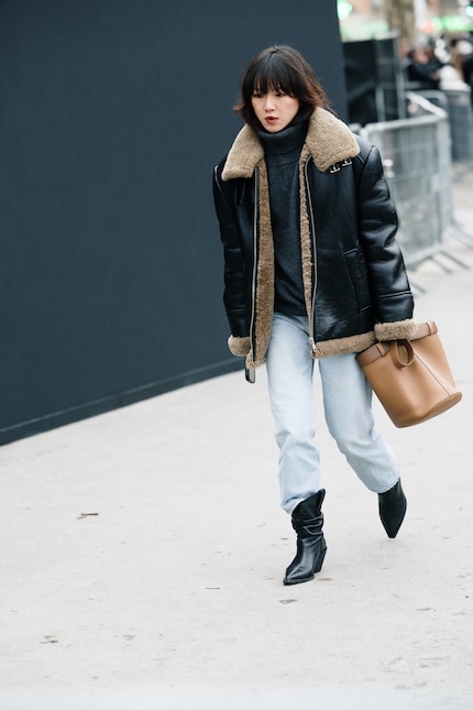 Sicher im Stiefel verstaut bleibt der Hosensaum trocken.