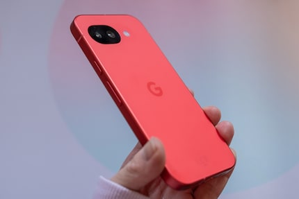 Simpel, flach und in schickem Rotton. Tipptopp.