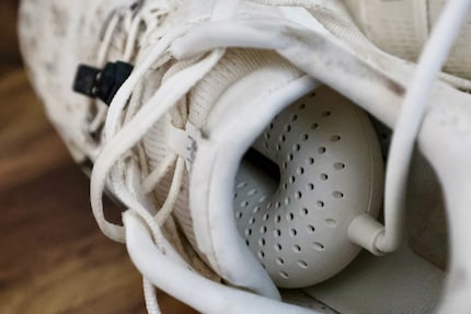 Die Schuhe haben sich die Mini-Sauna verdient.