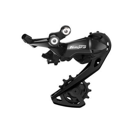 The RD-R4000 rear derailleur was specially developed by the manufacturer for 2x11 operation.