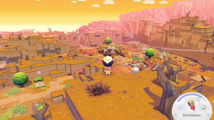 Verlassene Häuserruinen deuten auf die Existenz einer vergangenen Zivilisation hin.