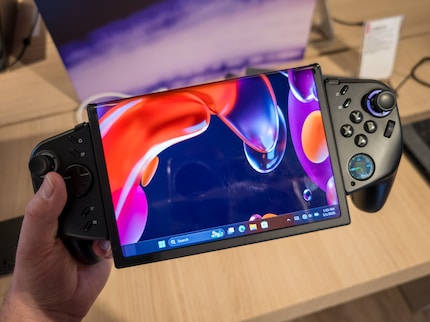 Für ein 8 Zoll großes Display ist das Handheld schwer.