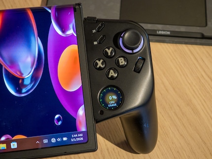 Mini-Display auf dem Controller.