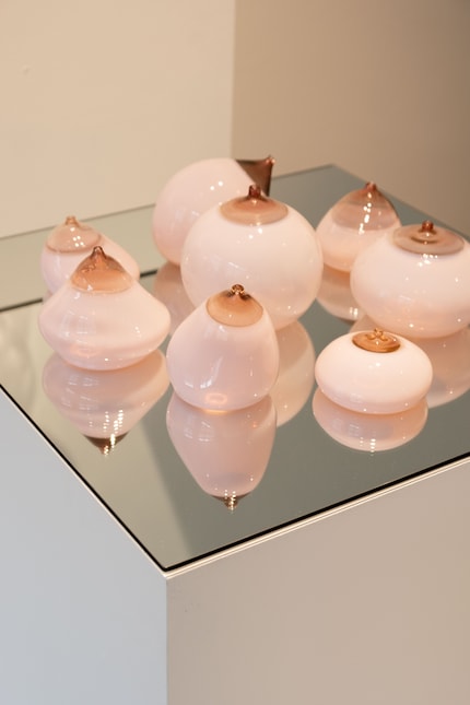 Murano-Glas, bewusst asymmetrisch.