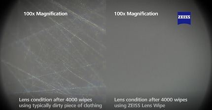 Laut Zeiss ist das auf Dauer der Unterschied zwischen dem Griff zum T-Shirt und dem Griff zum feuchten Reinigungstuch.