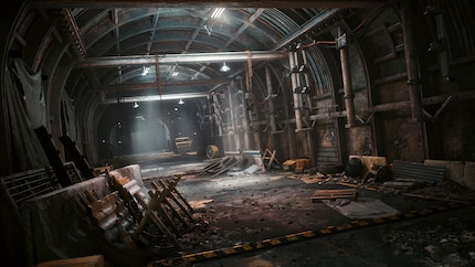 Barricades, rubble and emergency lighting: According to the developers, every environment should capture the feeling of the first «Terminator» films.