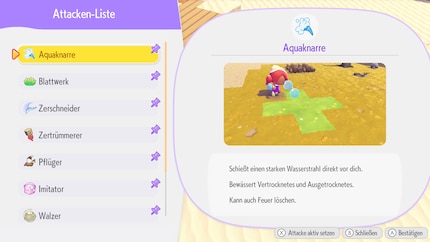 So tauschst du Attacken aus.