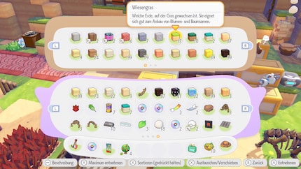 Eine Kiste nur mit Bauklötzen. Praktisch, wenn ich mal viel Erde zum Bauen benötige.