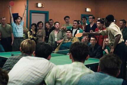 Vorbild für Marty Mauser: der echte Tischtennisprofi Marty Reisman, bekannt für Hustler-Mentalität, Showmanship – und illegale Wetten auf sich selbst.