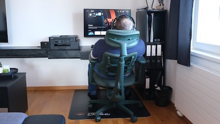 Co-Tester Christoph im Einsatz.