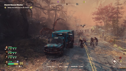 Die Zombies sind sehr anhänglich.