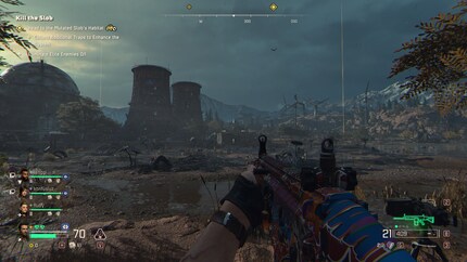 Die Umgebung ist stimmungsvoll gestaltet.