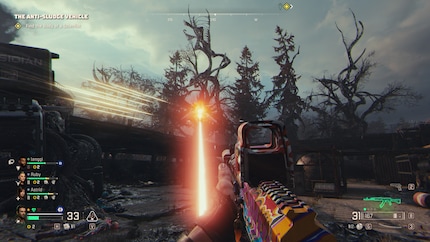 «Das passiert, wenn du dein Gemüse nicht aufisst, Fritzchen. Dann werden Pflanzen zu Monstern und schiessen Laser auf dich ab.»