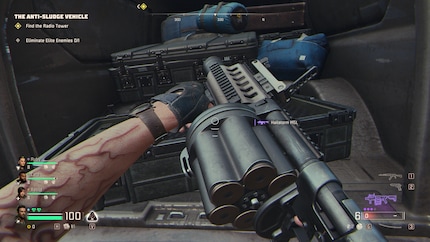 Spezialwaffen wie der Granatwerfer haben limitierte Munition.