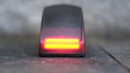 En hier is het achterlicht - ook meer dan krachtig genoeg.