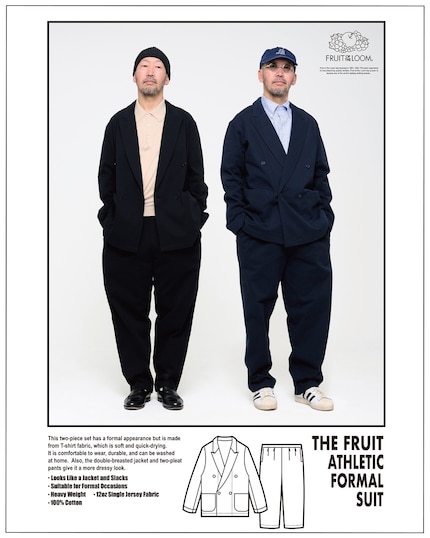 Keiji Kaneko con la Fruit Athletic Formal Suit.