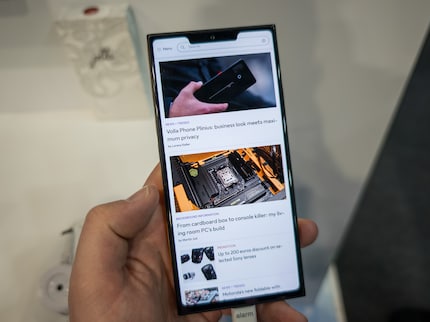 Der Browser vom Jolla Phone findet die richtigen Seiten.