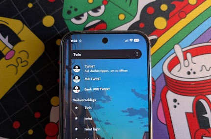 Die Suche zeigt mir meine Apps an, bei Bedarf aber auch Google-Resultate oder Kontakte.