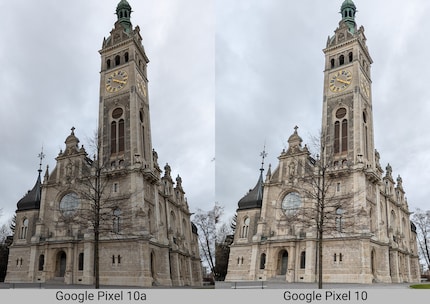 Beim Pixel 10a ist das Bild etwas dunkler, die Qualität ist gleich wie beim Pixel 10.