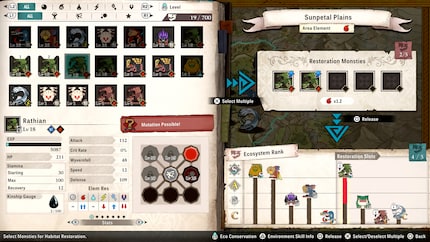 Die Habitatpflege-Mechanik erweitert das komplexe Gameplay sinnvoll.