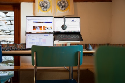 So sieht mein mobiler Arbeitsplatz aus.