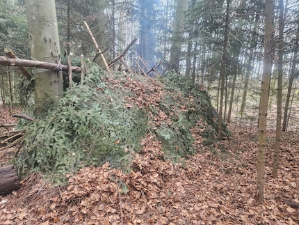 Wir liessen die Hütte stehen. Vielleicht erfreut sich ja jemand anderes an ihr.