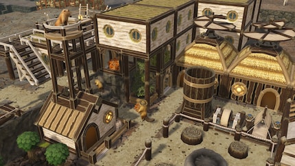 Durch Plattformen kann ich verschachtelte Bauwerke realisieren.