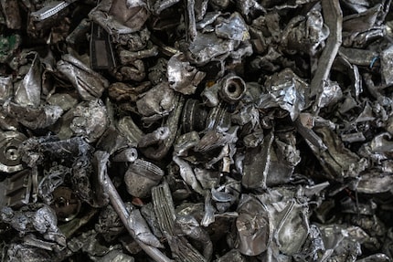 Gewonnenes Rohmaterial, das im nächsten Leben in einem Gebäude landen könnte