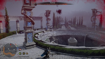 Statt dumm rumzustehen, müsste ich selber in die Luft steigen. Leider kommuniziert das Spiel nicht klar genug.