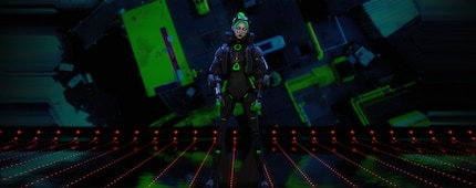 Davids Runner ist bereit für Action.