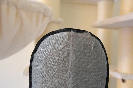 Alle Haare sammeln sich schön in der Mitte? Fehlanzeige.