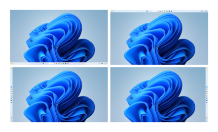 Die Taskleiste ist nicht mehr unten fixiert.