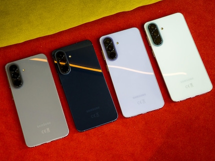 The four colour variants of the Galaxy A57.