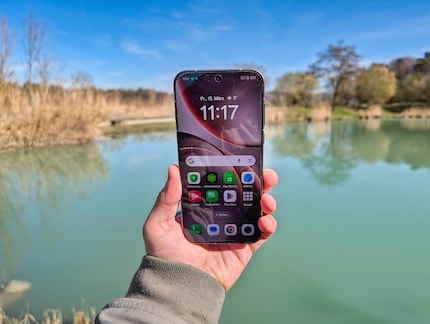 Het scherm is zelfs in direct zonlicht goed leesbaar.