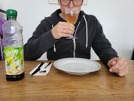 Sirup: mein edler Tropfen.