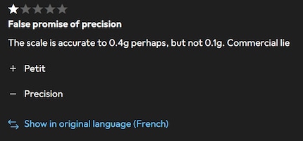 Would you believe the gall of these precision scales?