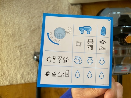 Veel is duidelijk. Maar wat is het plaatje met de hand die iets lijkt weg te vegen? En waarom geen stoom met dierenvuil?