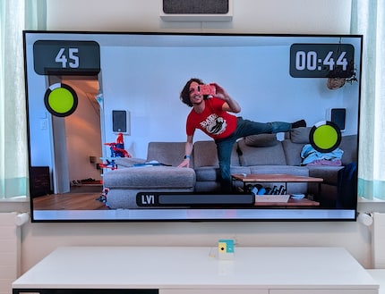 Die meisten Spiele erfordern viel Bewegungsraum.